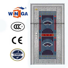 Silver Color 304 Material Stainless Security Steel Metal Door (W-GH-08)